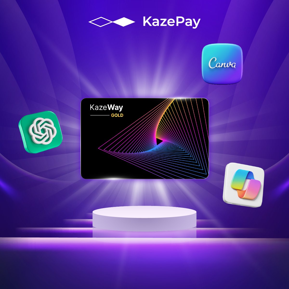 KazePay crypto debit card