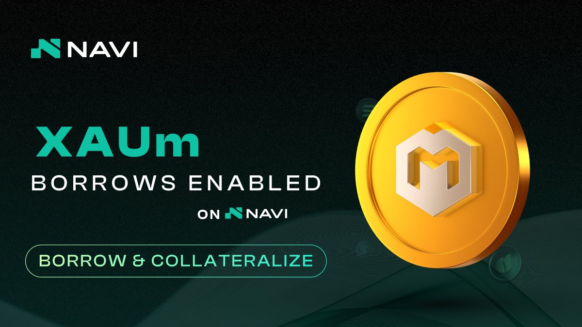 Matrixdock XAUm token logo and Sui blockchain interface