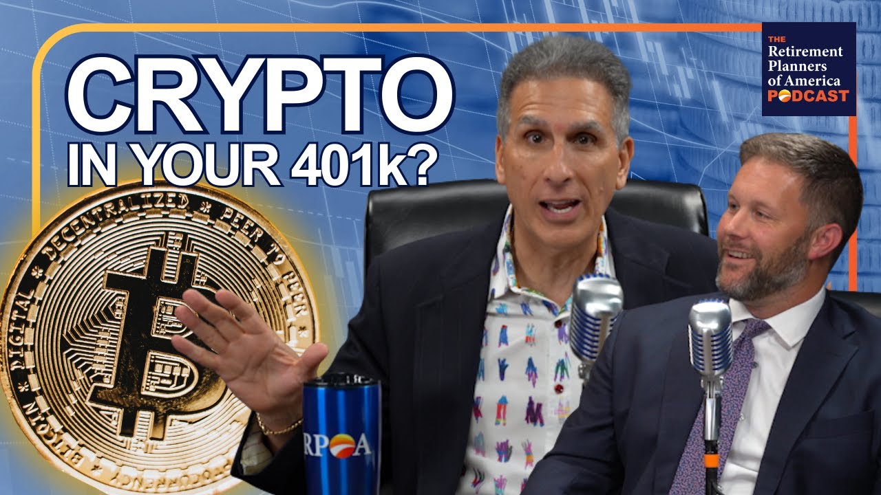 financial advisor discussing crypto 401k