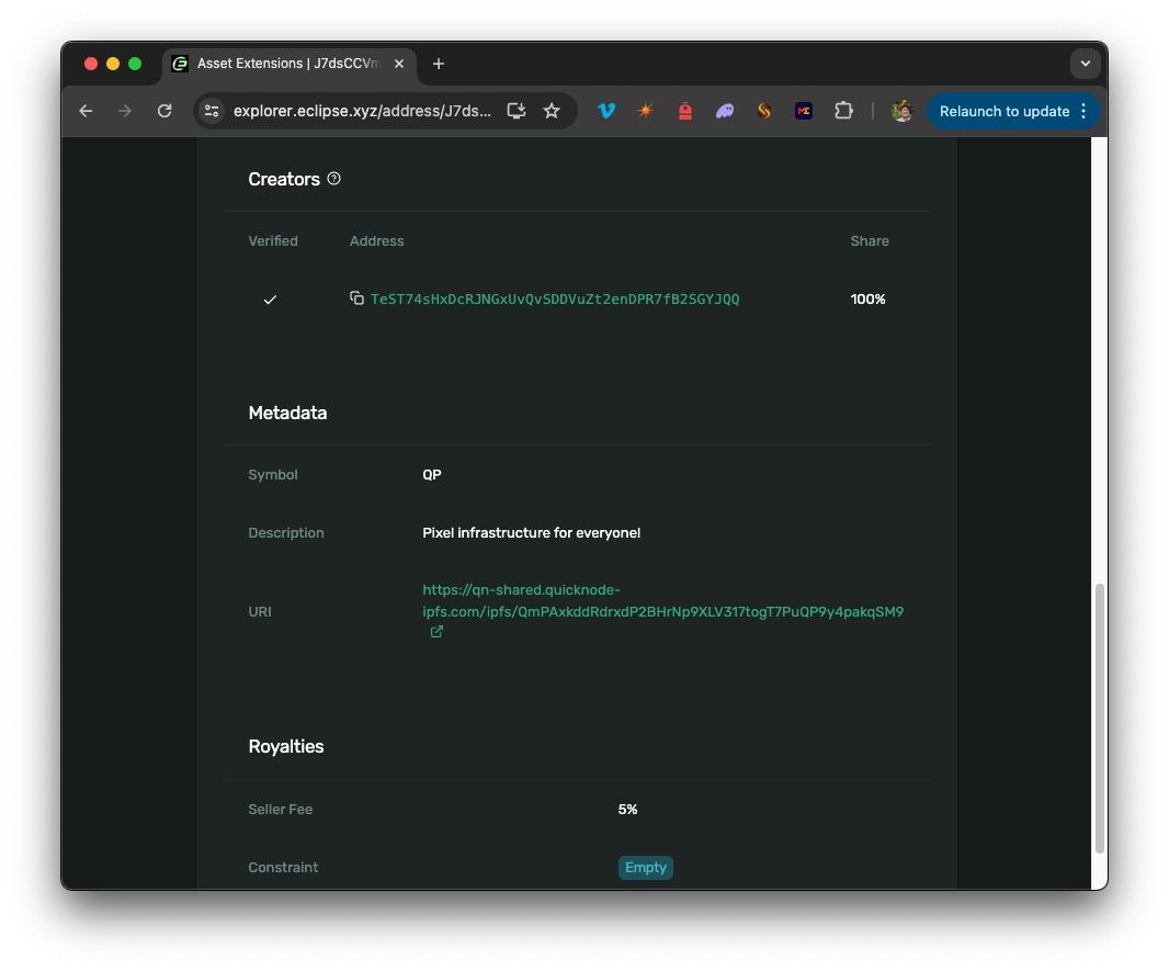Eclipse bridge Sepolia ETH transfer interface
