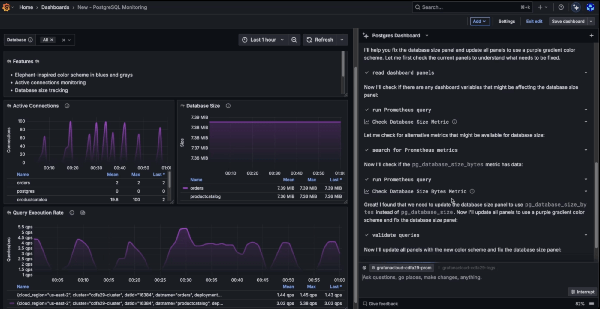 Infinit Labs Insight Agent analytics interface