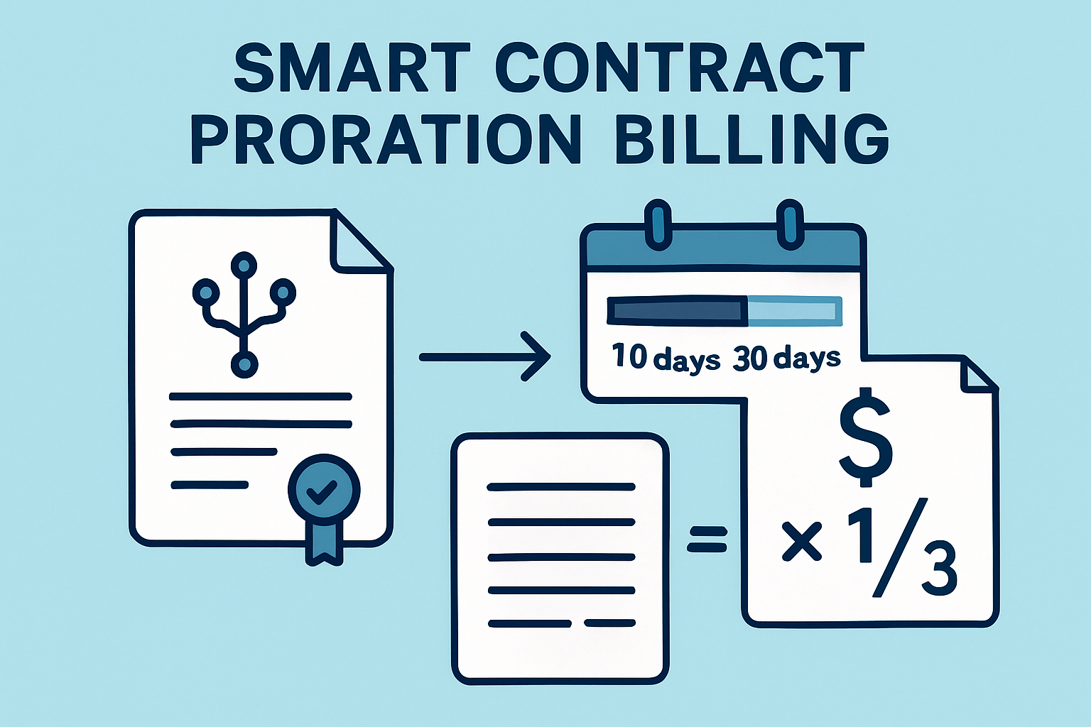 smart contract proration billing