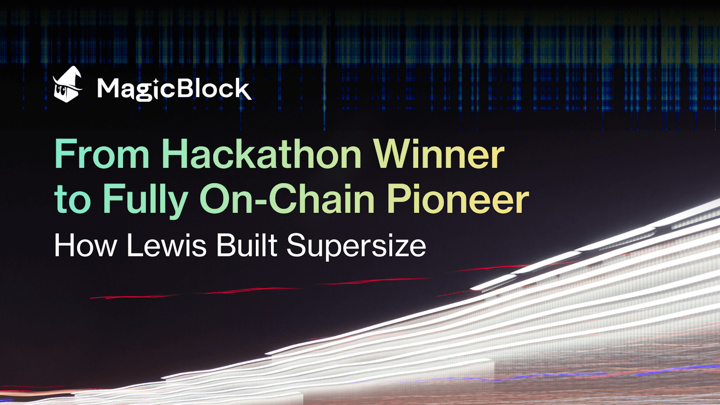 MagicBlock and Datawisp no-code analytics interface