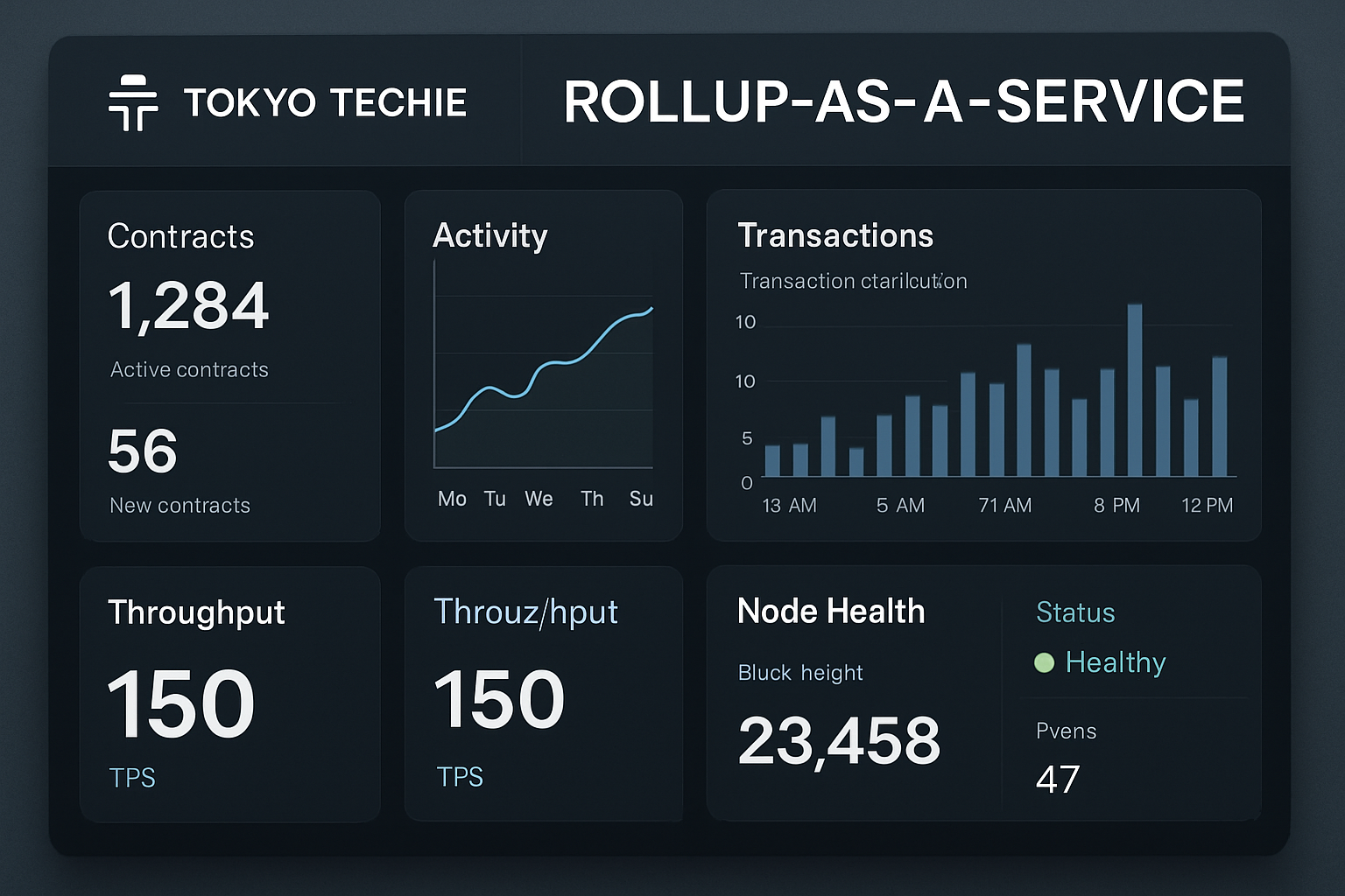 Tokyo Techie rollup-as-a-service dashboard
