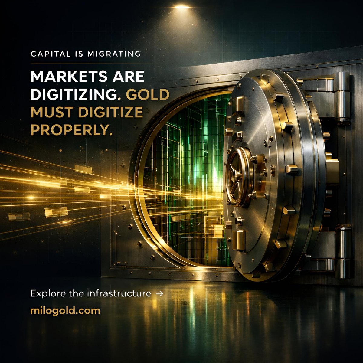 MiloGold MLGD token logo