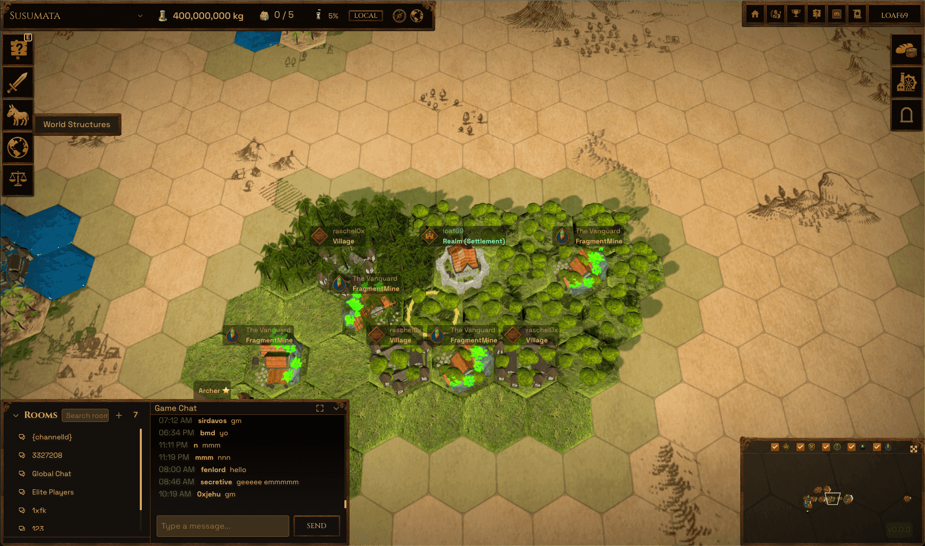 Realms Eternum blockchain game StarkNet