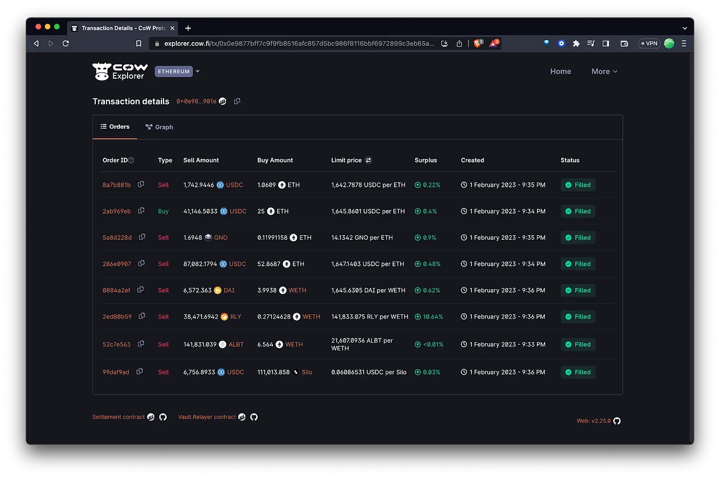 CoW Protocol orderflow auction interface