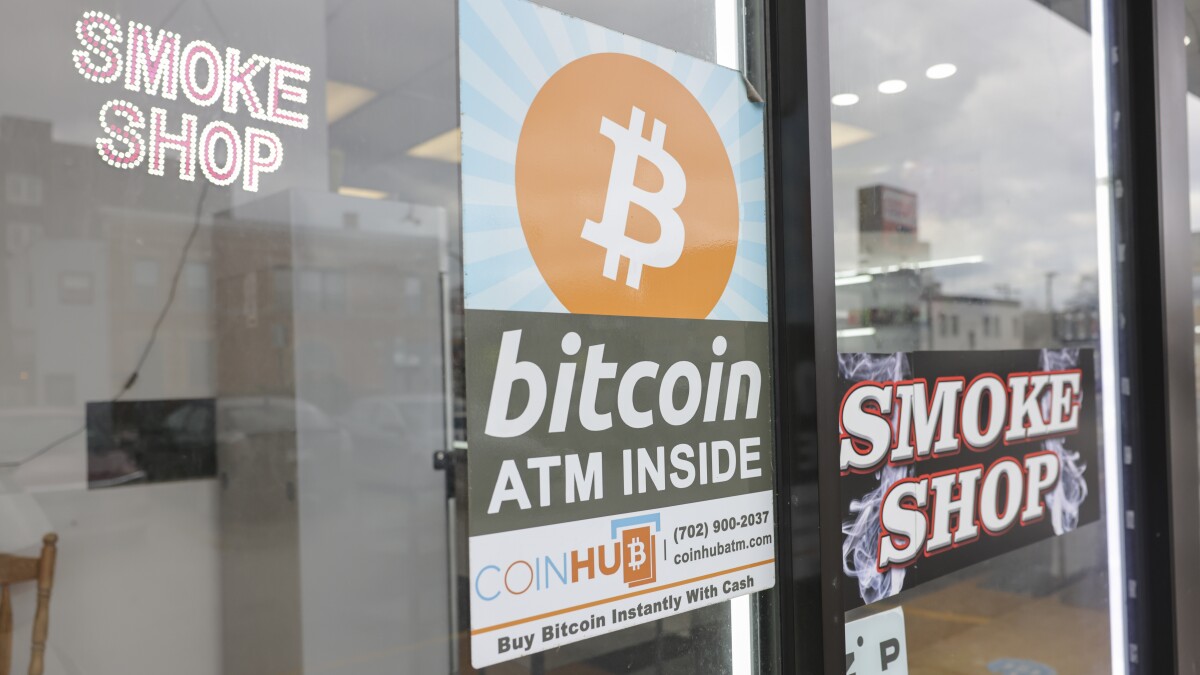 Illinois crypto ATM fee cap sign