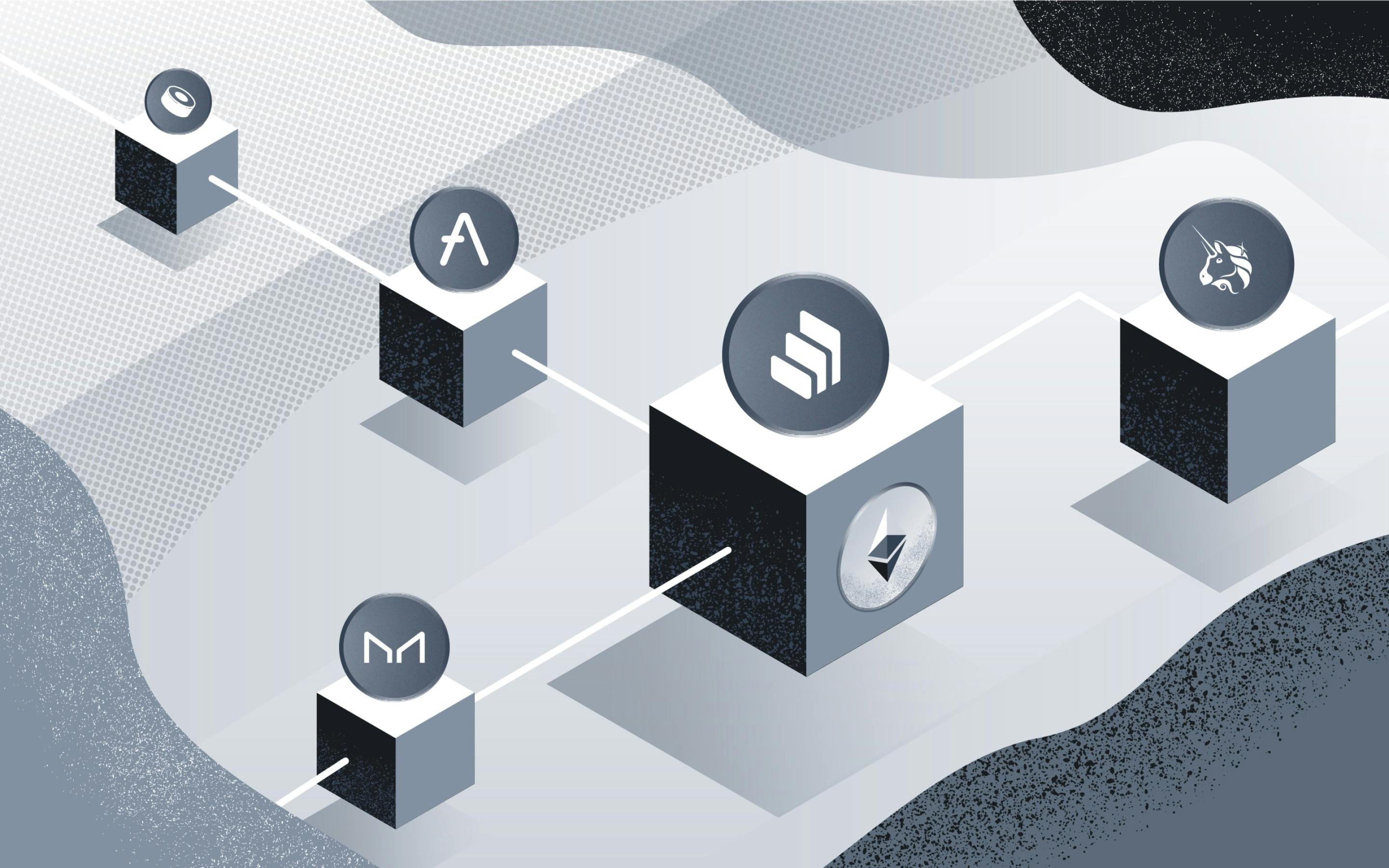 blockchain peer review token bounty illustration