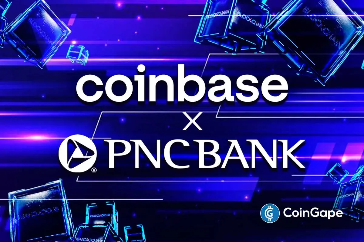 PNC Bank Coinbase crypto platform interface
