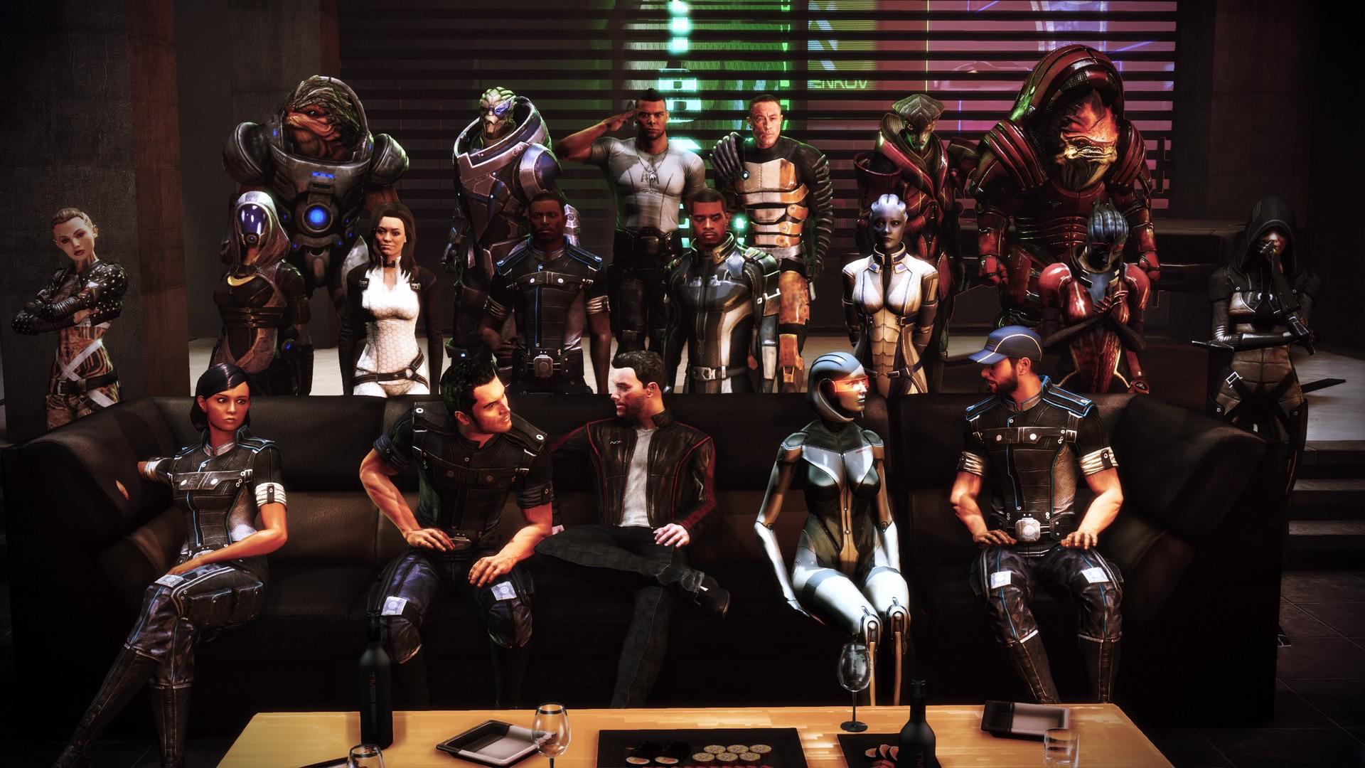 Mass Effect 2 Normandy crew