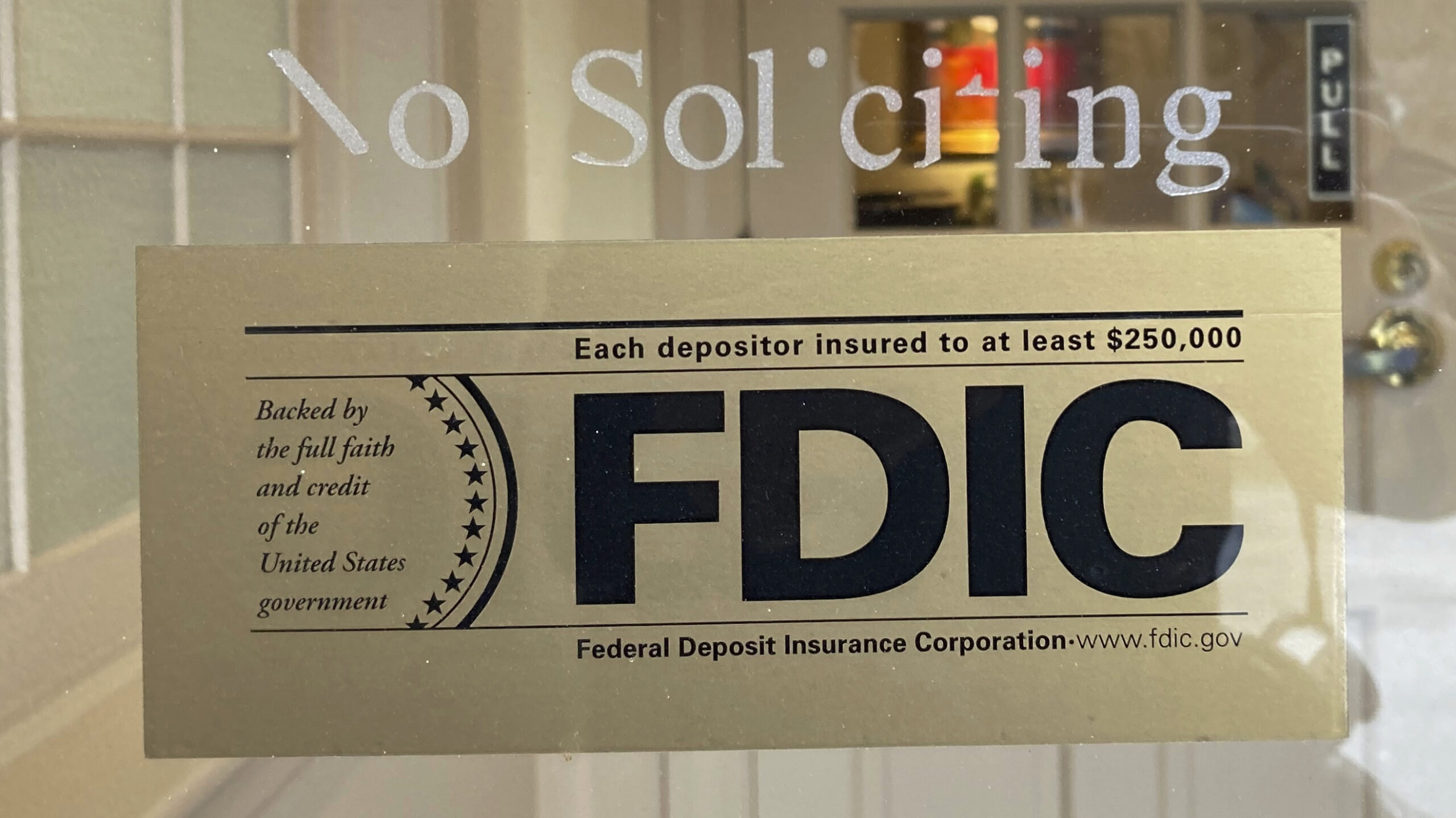 FDIC insured bank demand deposit