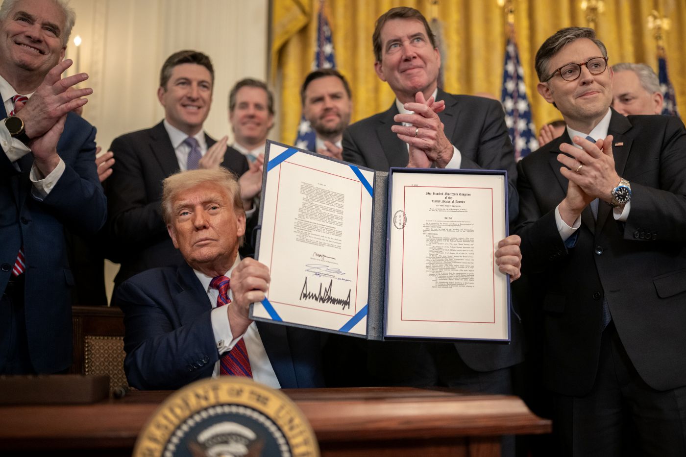 stablecoin executive attestation GENIUS Act