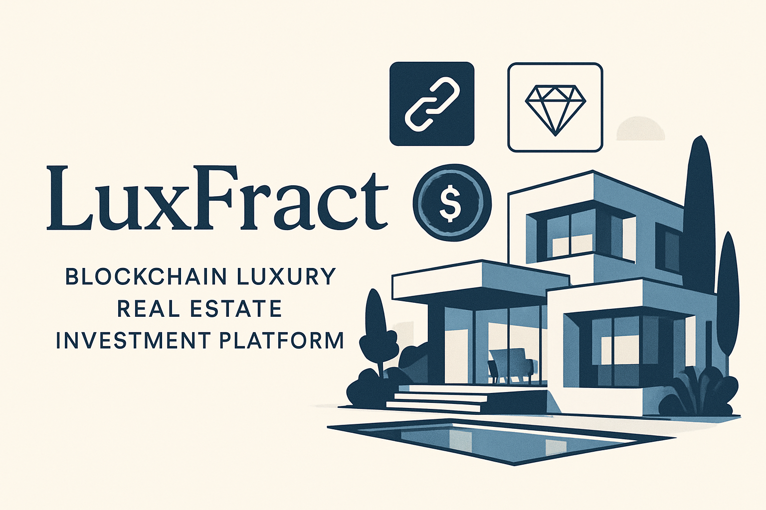 LuxFract blockchain luxury real estate investment platform