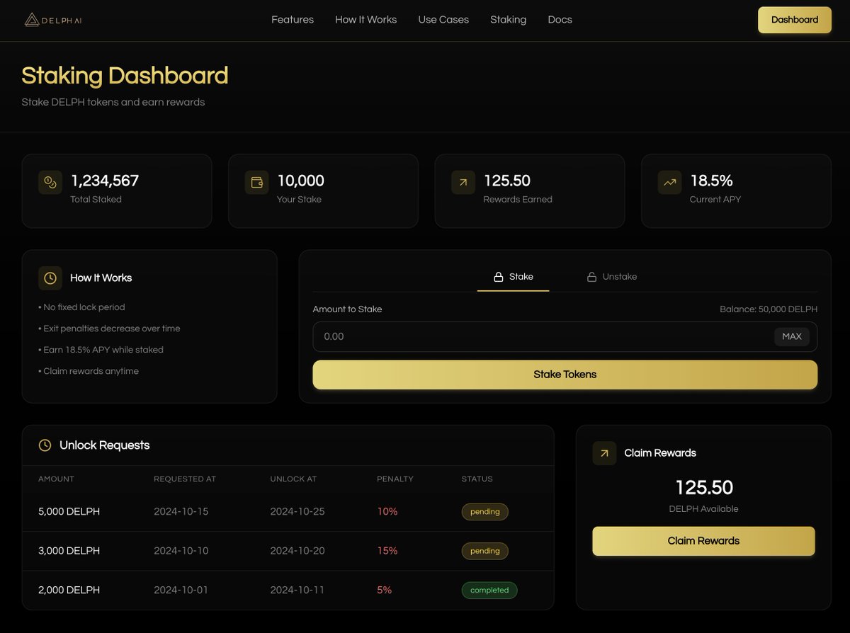 delphAI autonomous AI oracle prediction market