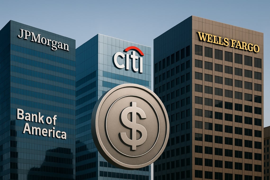 Major U.S. banks stablecoin consortium 2025