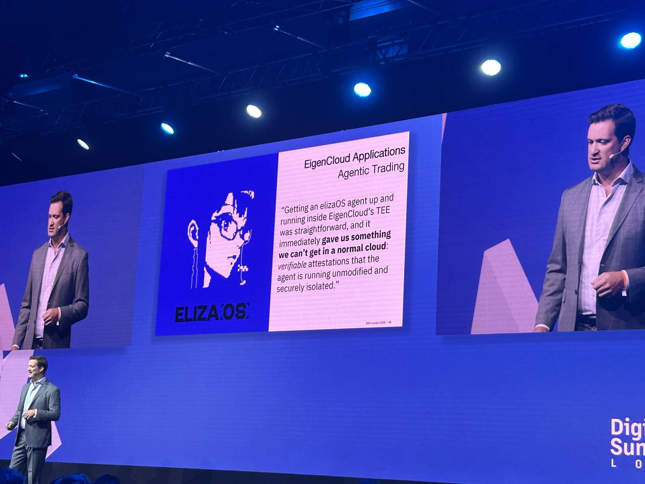 DeFi autonomous agents EigenAI