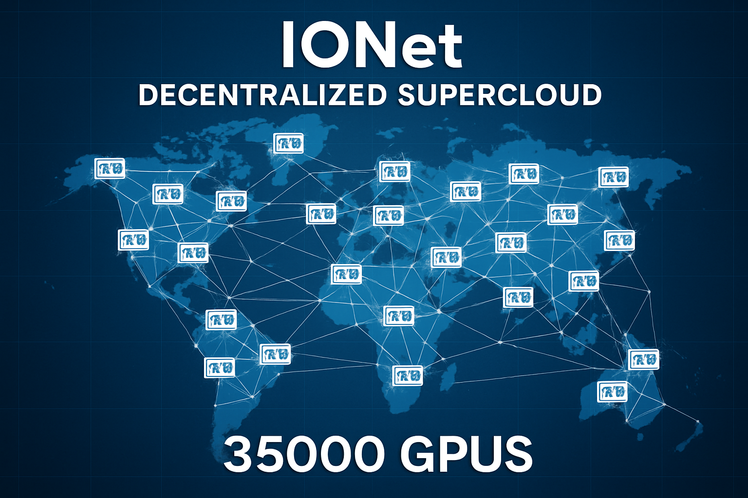 IONet decentralized supercloud 35000 GPUs