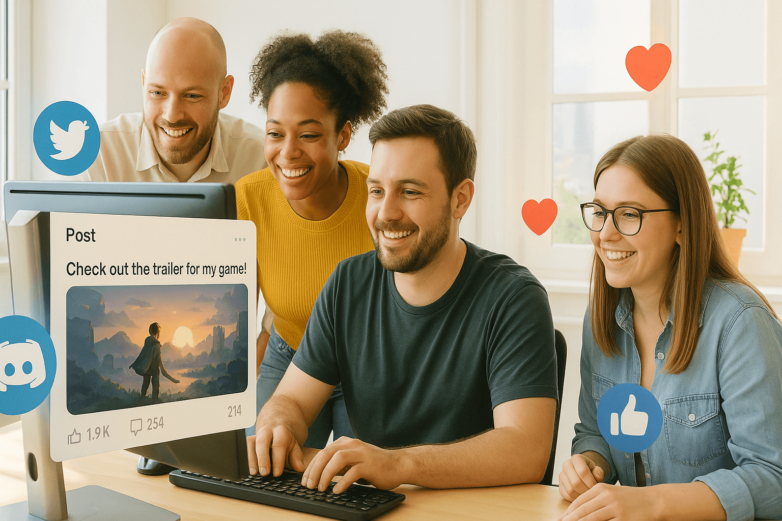 Twitter engagement indie gamedev replies