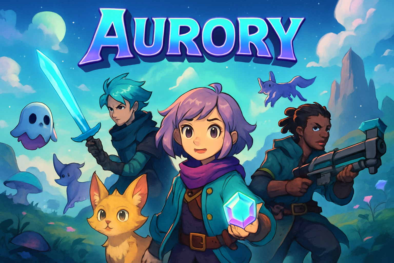 Aurory Solana game artwork