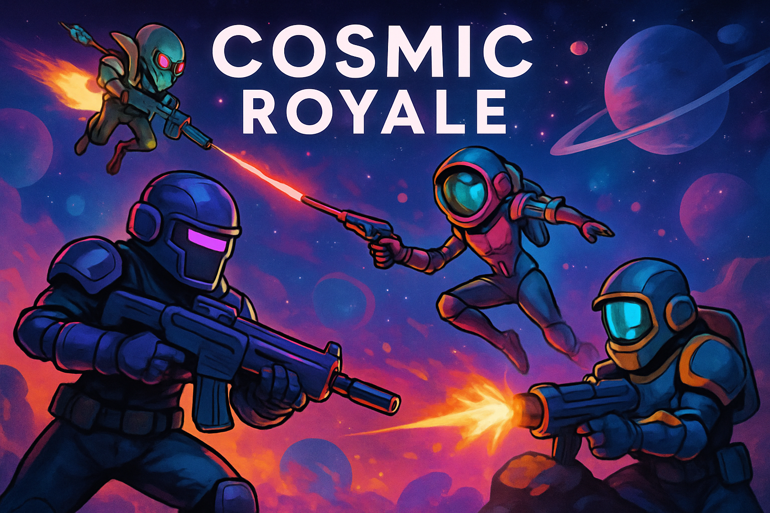 Cosmic Royale battle royale art