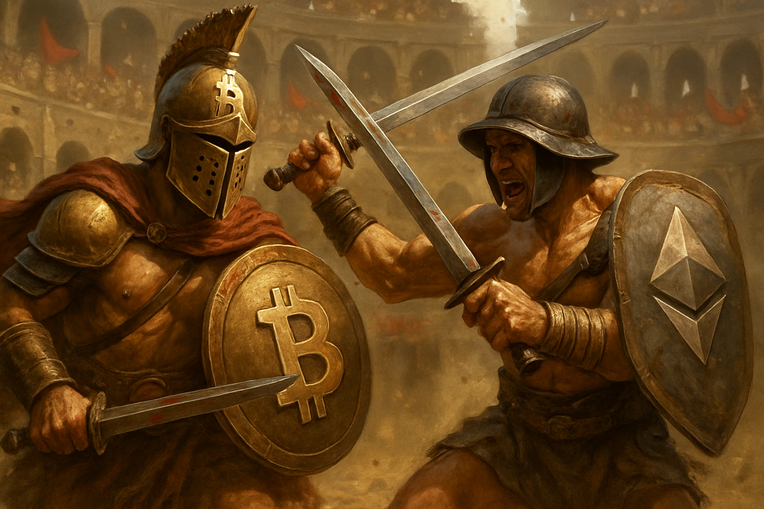 CryptoGladiators gladiator fight