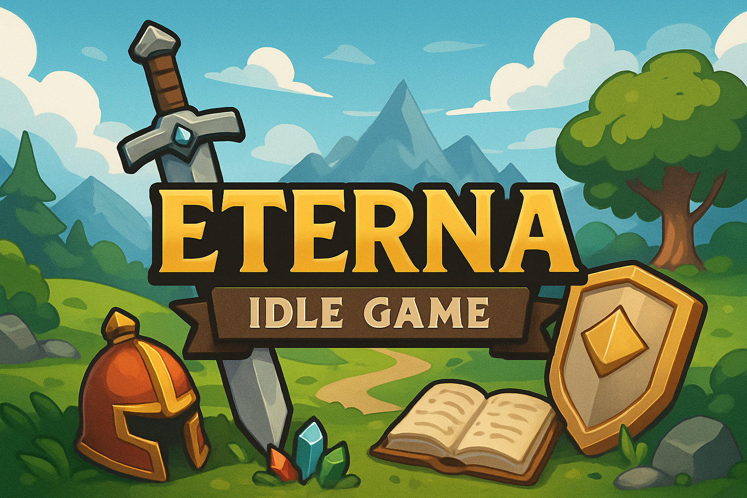Eterna idle game art