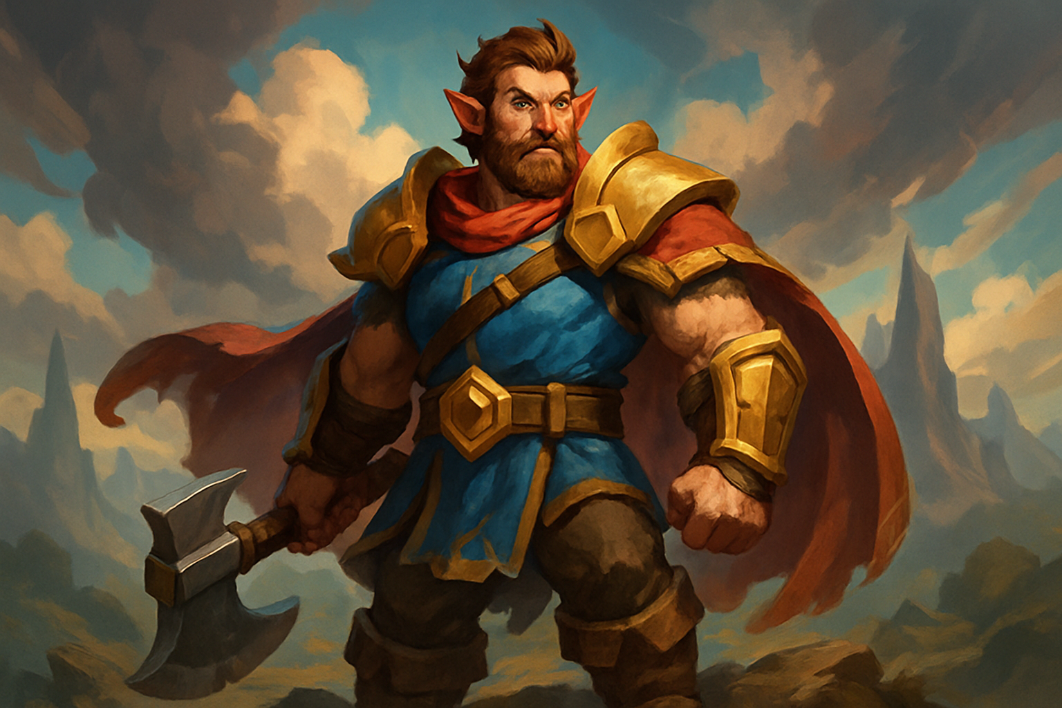 Fableborne fantasy hero artwork