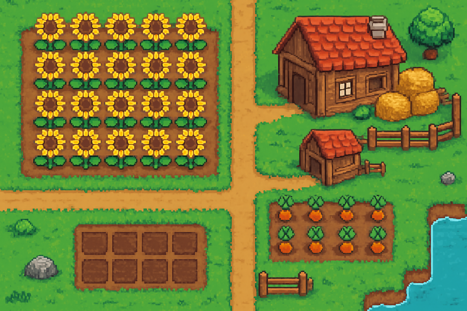 Sunflower Land pixel farm