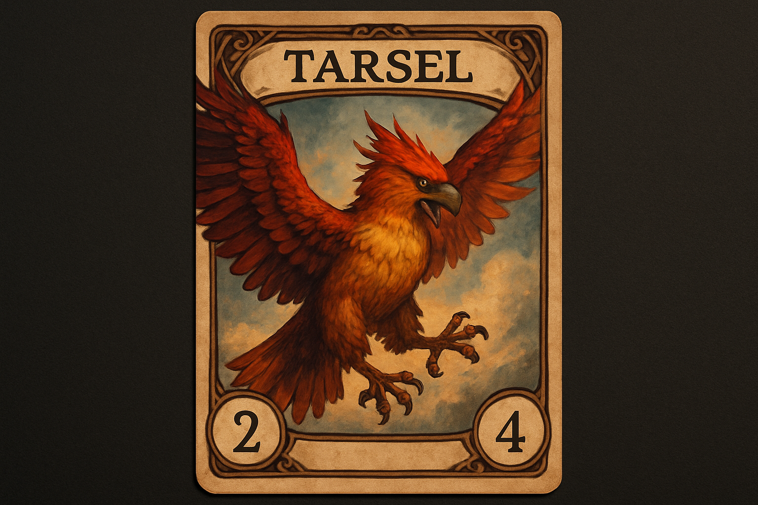 Tarsel card game artwork