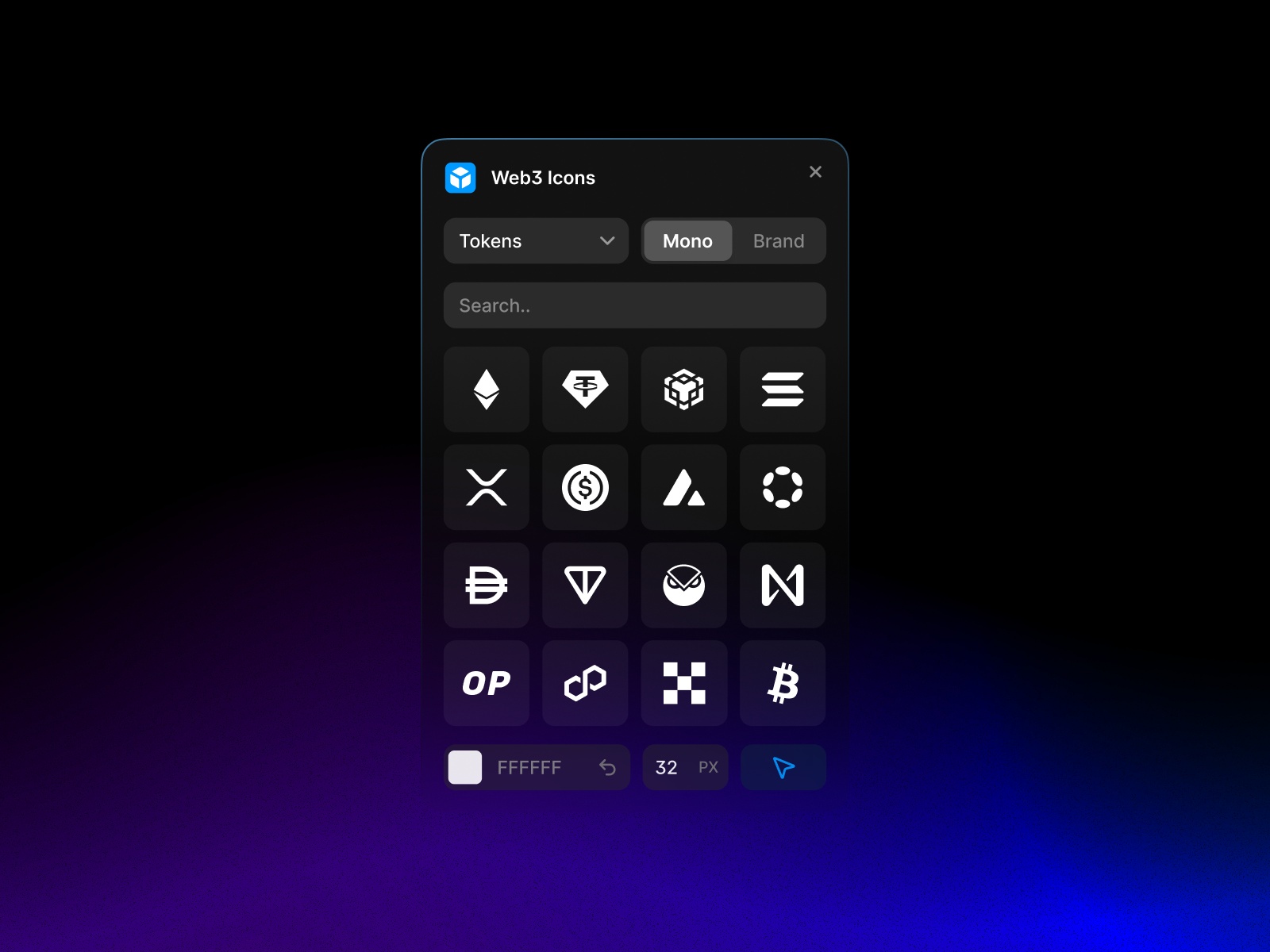 crypto portfolio integration icon