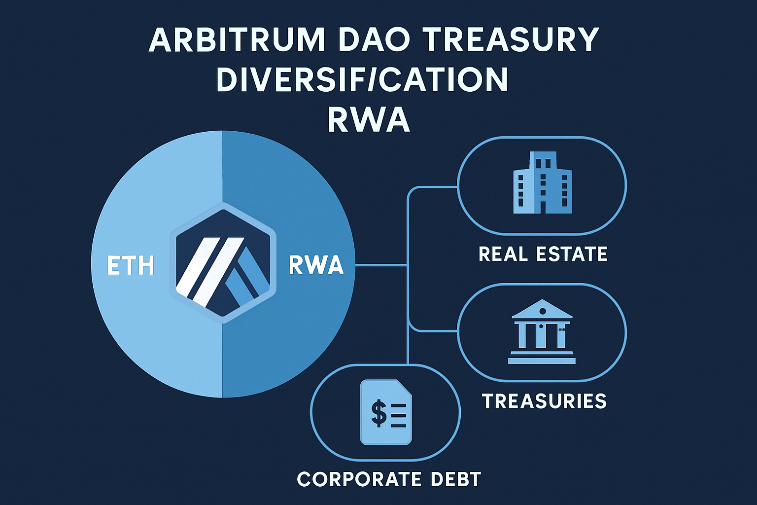 Arbitrum DAO treasury diversification RWA