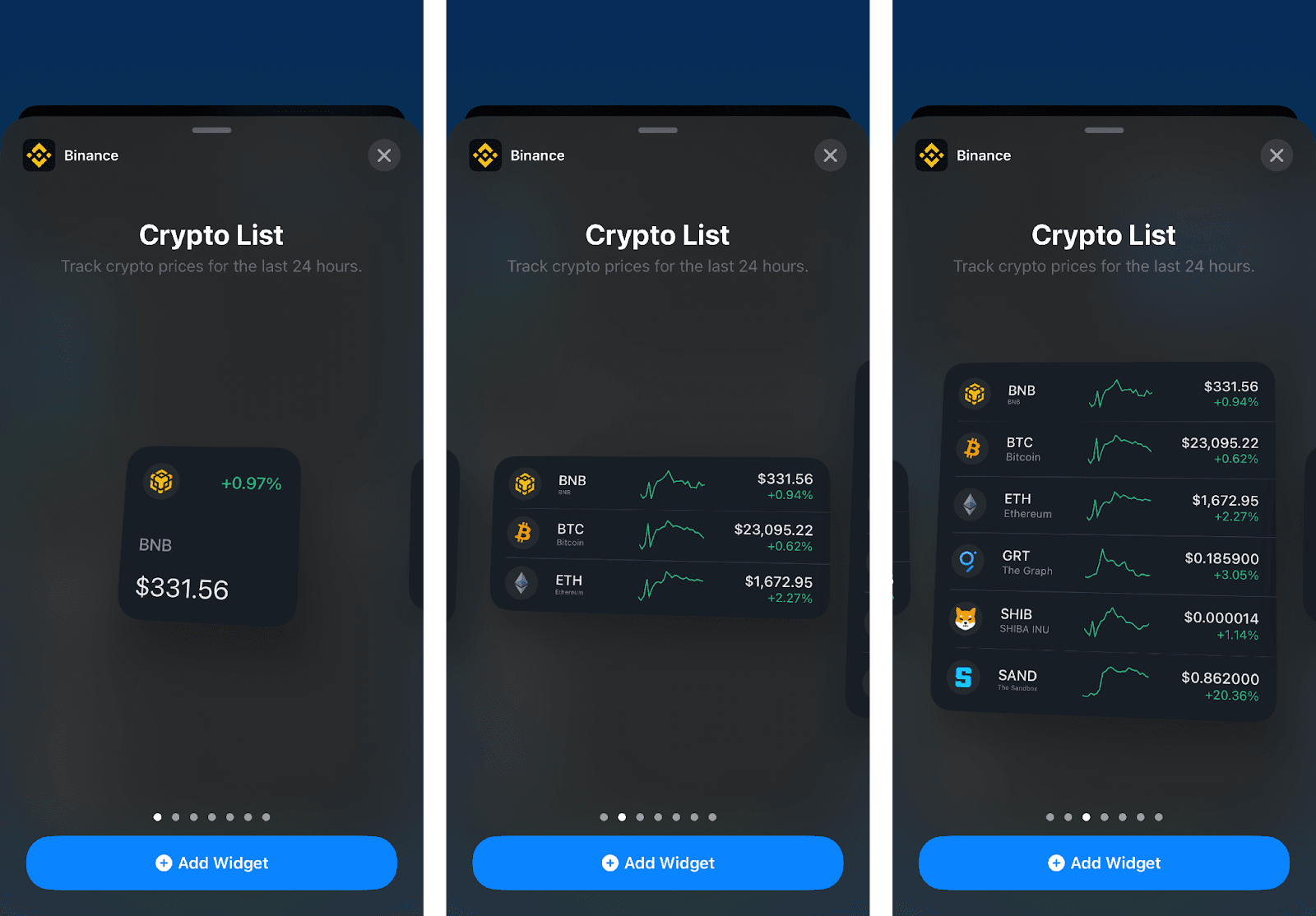 Binance Wallet beginner interface screenshot