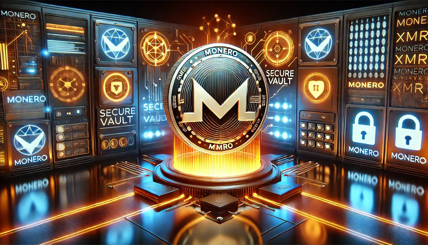 Monero XMR wallet integration icon