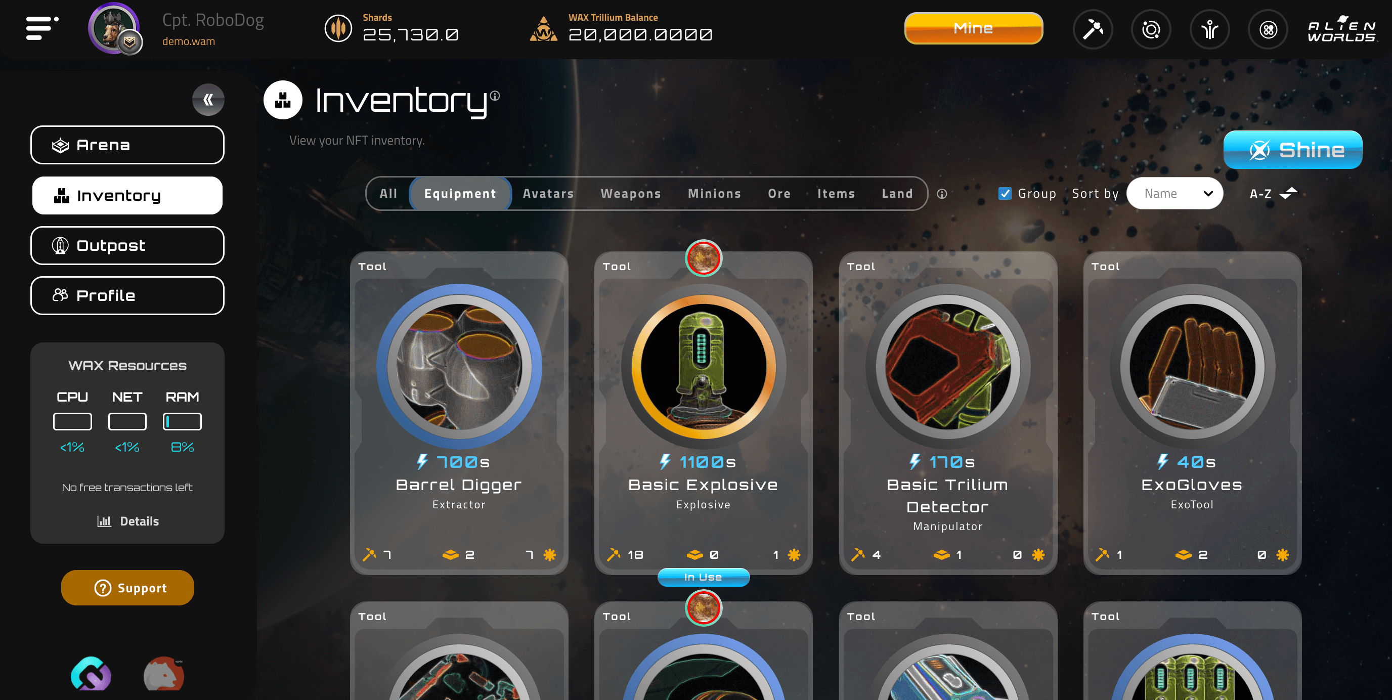 Crypto UFO Solana farm game NFT assets