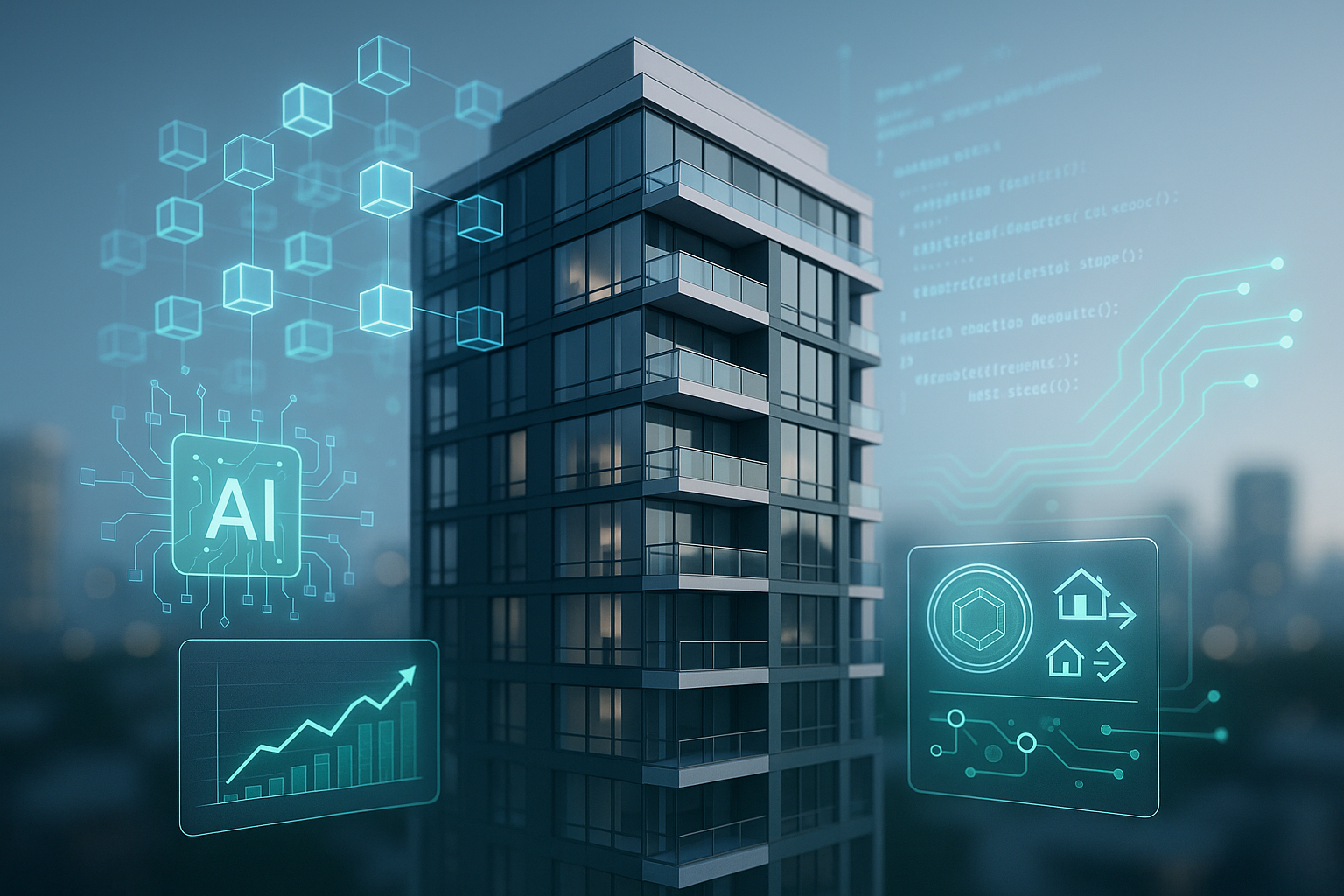 AI powered property management tokenized real estate
