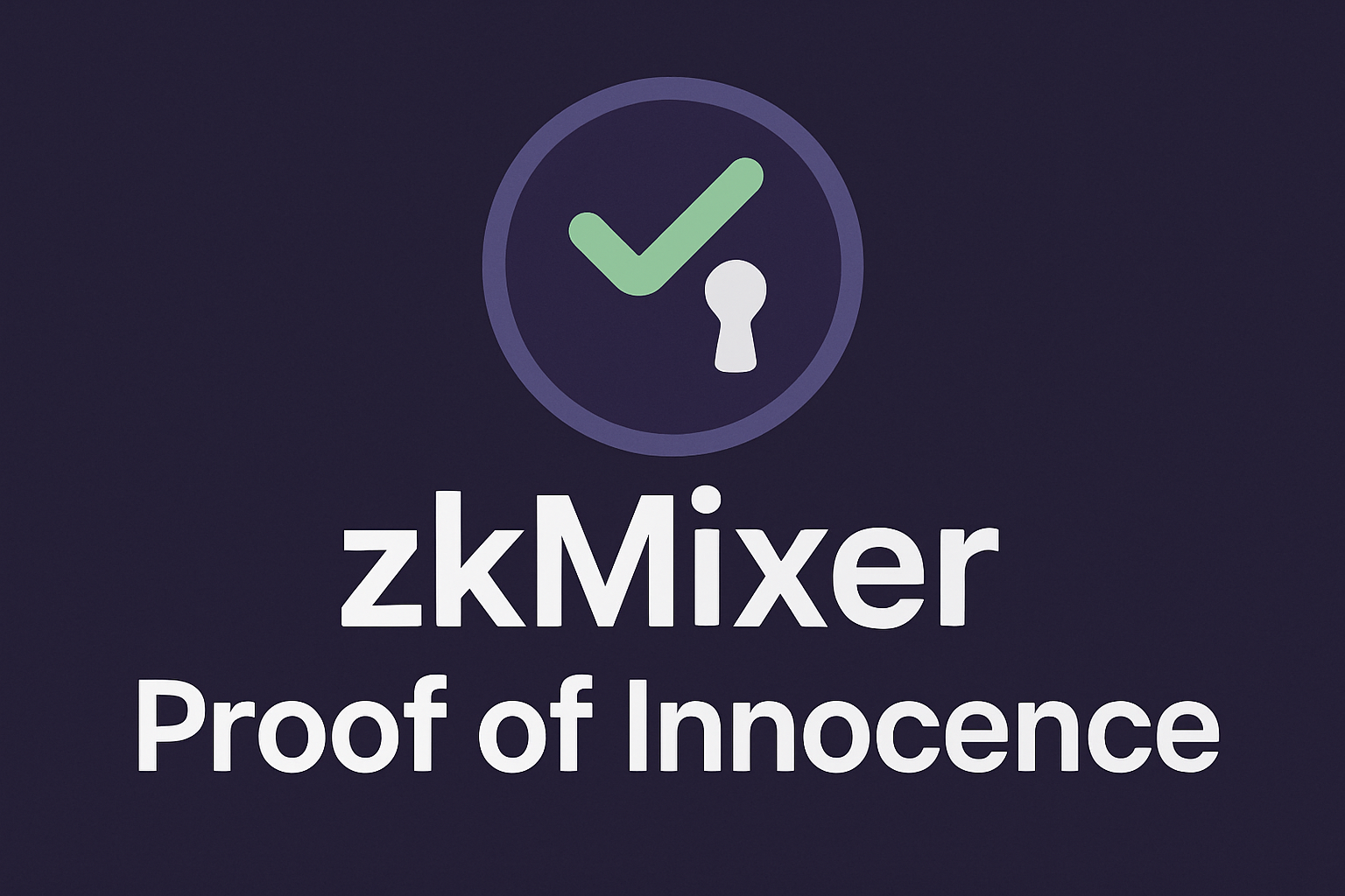 zkMixer proof of innocence
