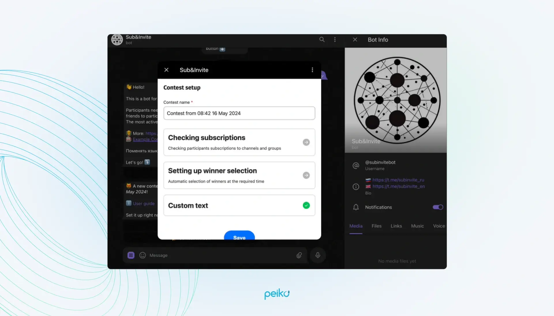 Telegram Mini App Builder drag drop