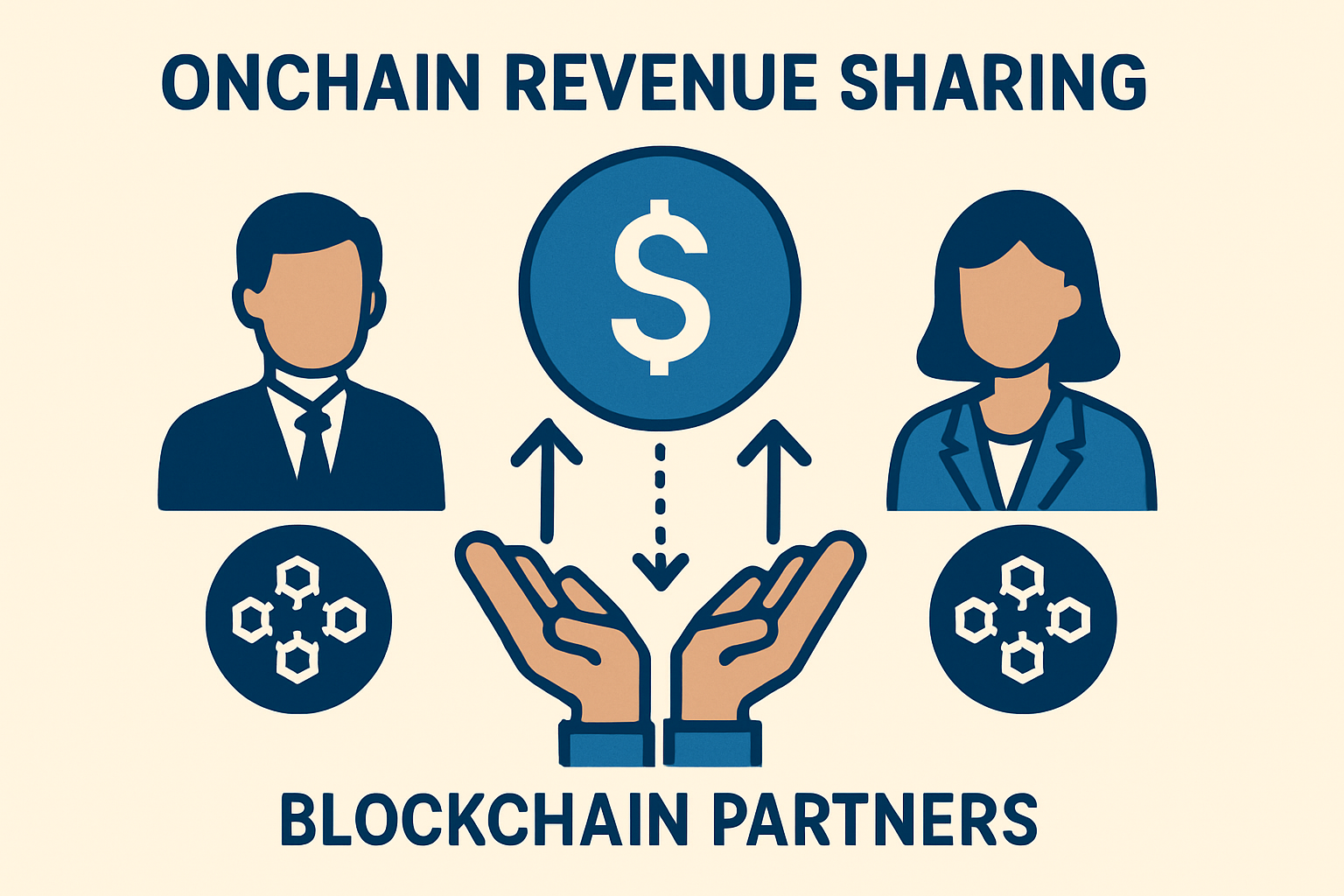 onchain revenue sharing blockchain partners