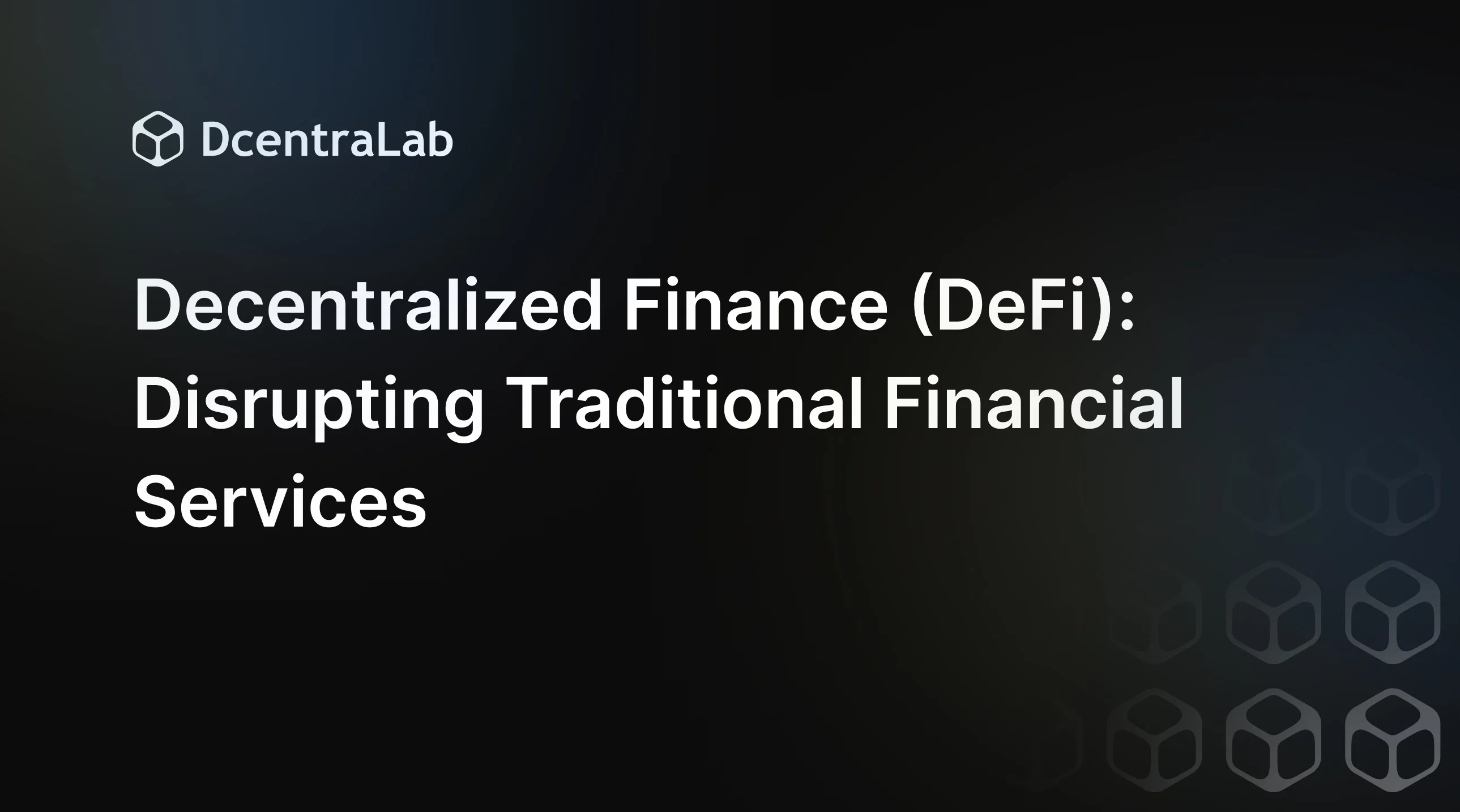 financial inclusion decentralized finance