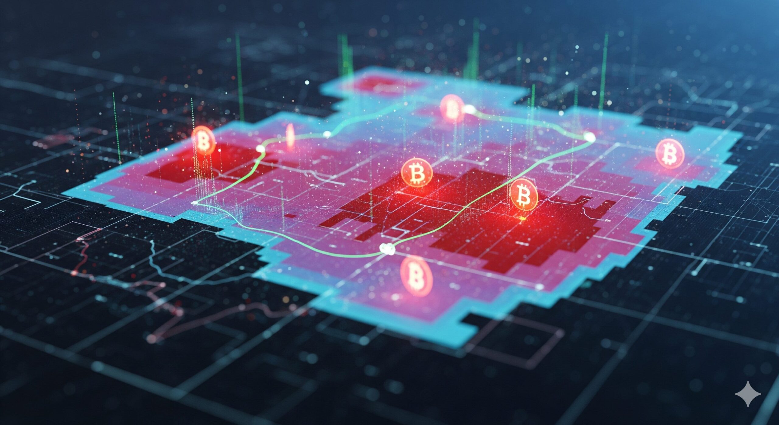 DeFi liquidation events visualization