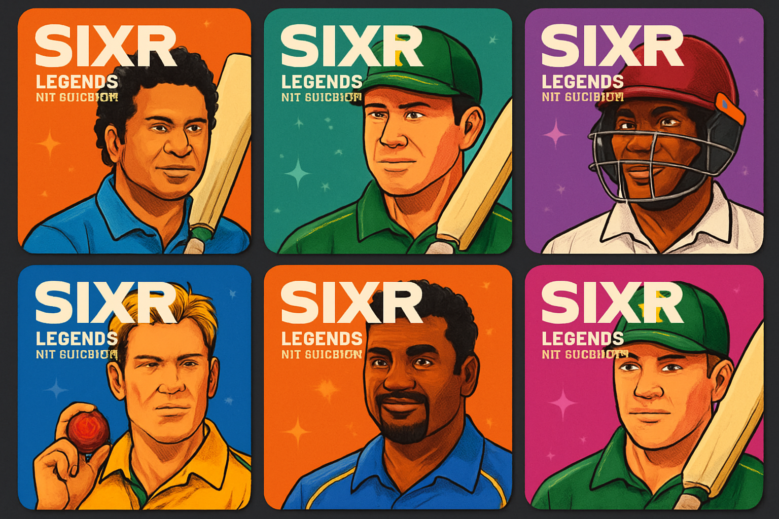 SIXR cricket Legends NFT collection