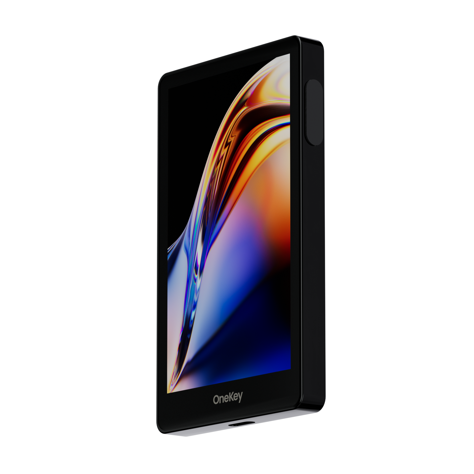 El Salvador street vendor stall displaying USDC QR code for offline stablecoin payments, customer scanning with phone in lively market scene