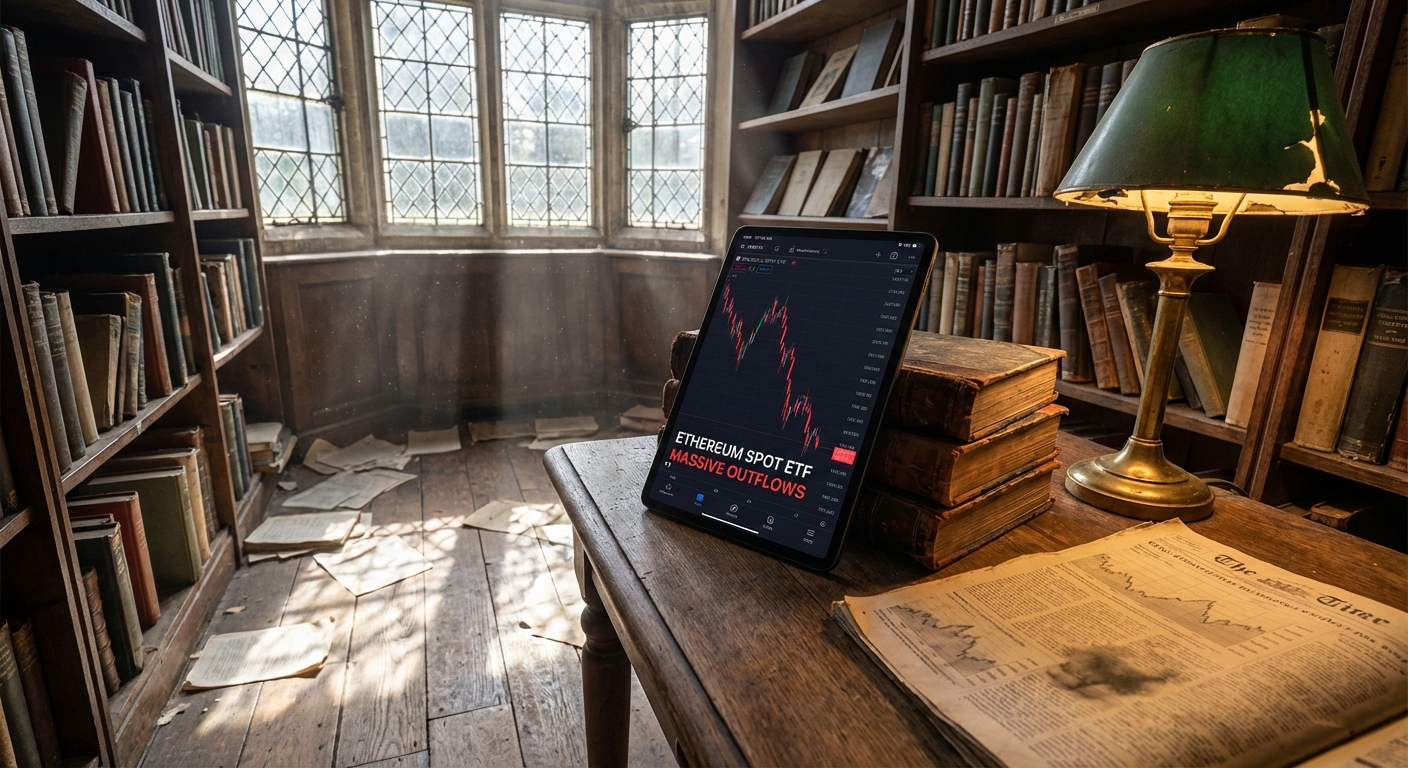 Ethereum Spot ETFs $432M Outflow Second Largest on Record December 2025: Institutional Risk-Off Signals