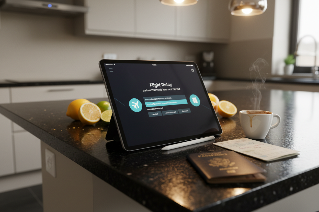 Event-Driven Oracles Enabling Instant Parametric Insurance Payouts for Flight Delays on Blockchain
