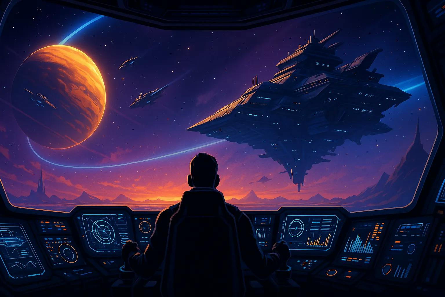 Explosive collage of Solana gaming ecosystem with Star Atlas spaceships, Aurory Nefties creatures, Honeyland bees, top blockchain games 2026