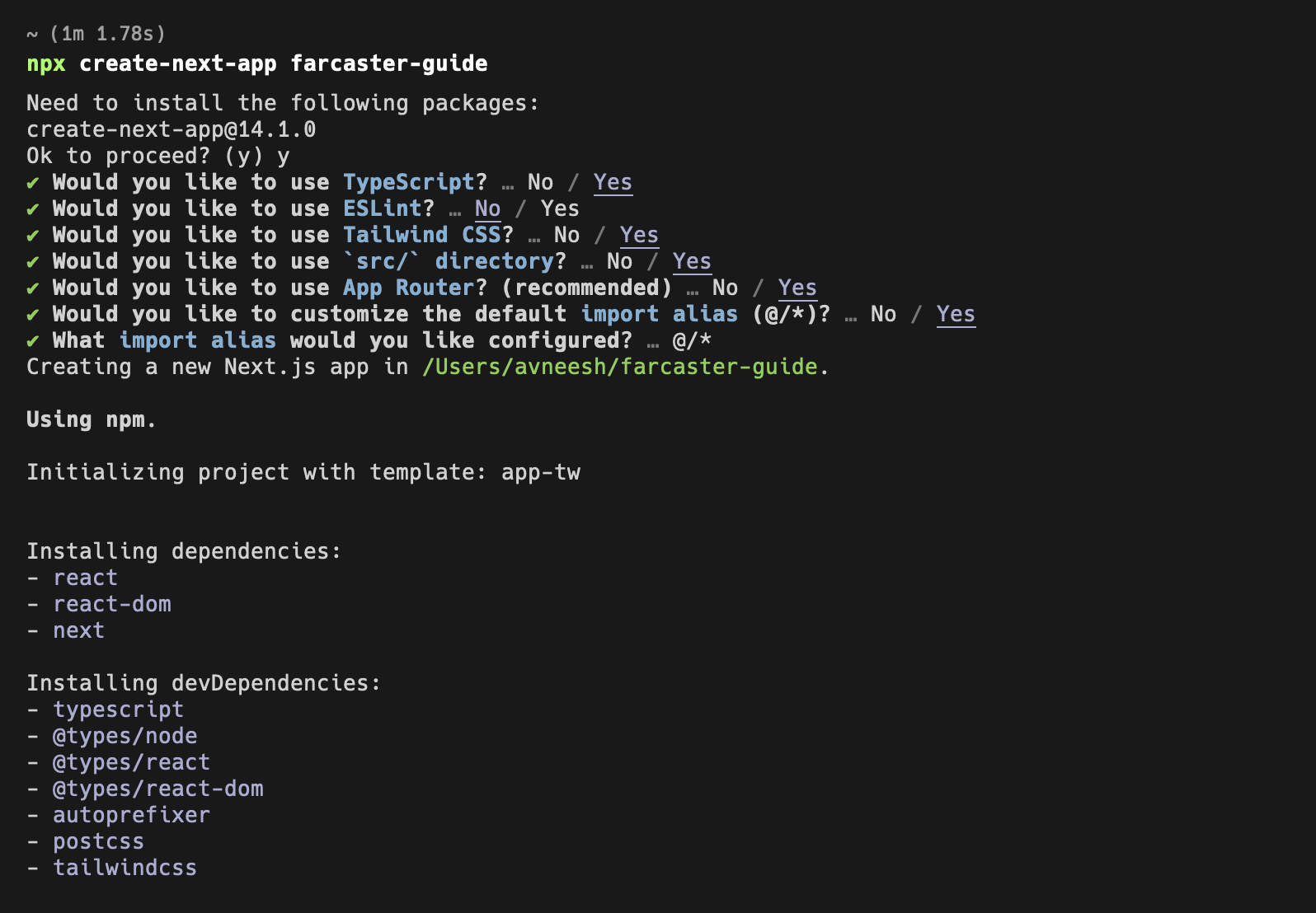 Farcaster protocol documentation screenshot