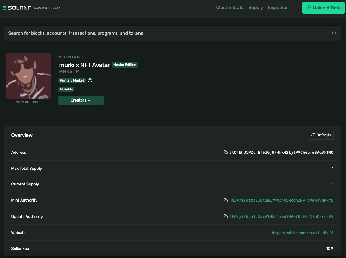 Solana private NFT mint KYC