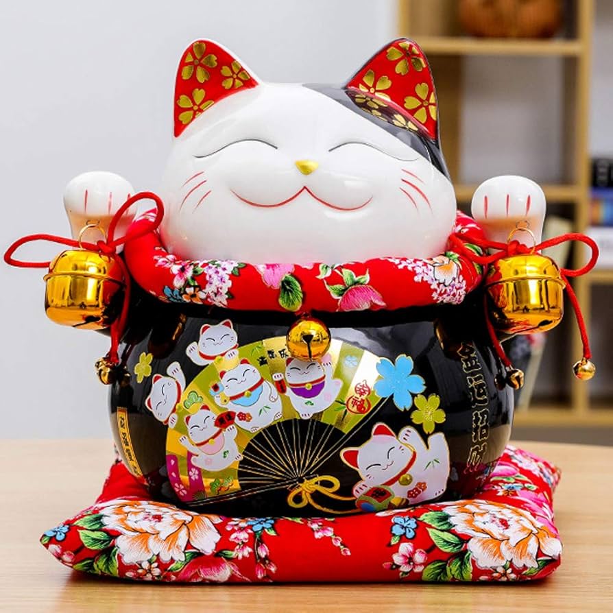 Maneki MANEKI Solana lucky cat mascot