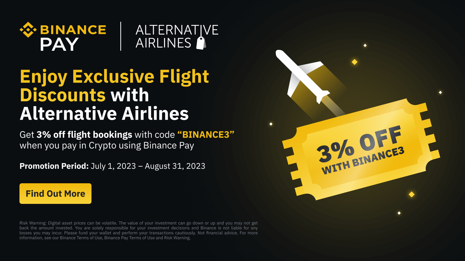 Alternative Airlines crypto flight booking